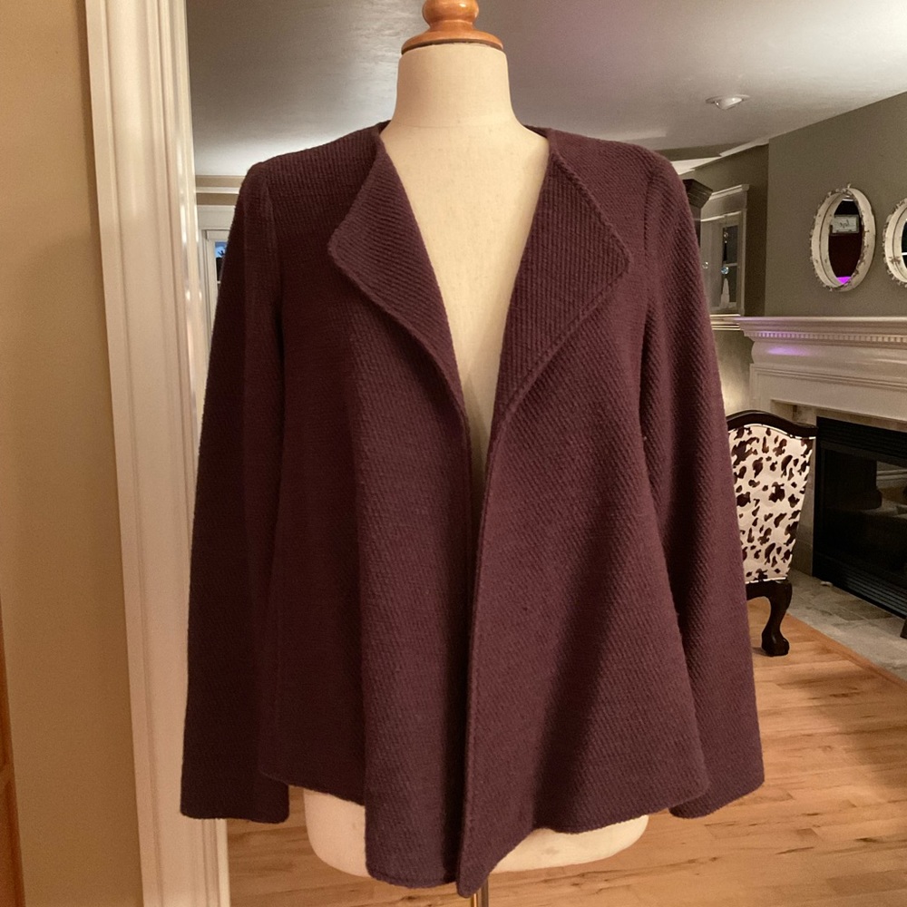 Asymmetrical Open Cardigan by WORTH
